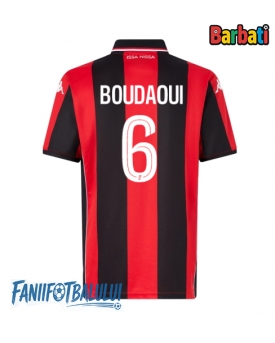 OGC Nice Hicham Boudaoui #6 Tricou Fotbal Replică 2025-26 Barbati Acasa